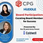 DFW CPG Huddle: Board Participation: Curating Board Members for Success