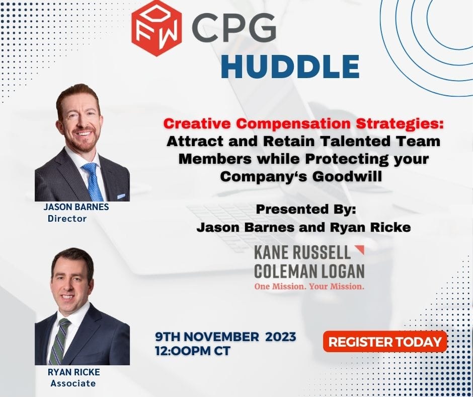 DFW CPG Huddle - November 9